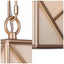 Uolfin Gold Cage Mini Pendant Light, 1-Light Modern Geometric Lantern Kitchen Island Pendant Light with Fabric Shade
