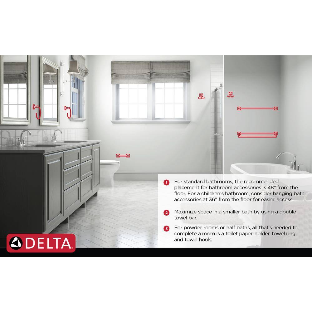 Delta Foundations Toilet Paper Holder in Chrome