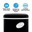 NewAir Portable 28 lb. of Ice a Day Countertop Ice Maker BPA Free Parts with 3 Ice Sizes and Ice Scoop - Black