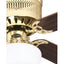 Westinghouse Casanova Supreme 42 in. LED Polished Brass Ceiling Fan with Light Kit