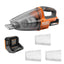 RIDGID 18V Cordless Hand Vacuum Kit with 2.0 Ah Battery and Charger with 3-Pack Hand Vac Replacement Filter
