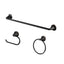 Glacier Bay Constructor 3-Piece Bath Hardware Set with Expandable Towel Bar, Towel Ring, and Toilet Paper Holder in Bronze