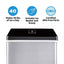 NewAir 40 lbs. Portable Ice a Day Countertop Clear Ice Maker BPA Free Parts Perfect for Cocktails and Soda in Stainless Steel