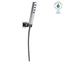 Delta 1-Spray Patterns 1.75 GPM 1.38 in. Wall Mount Handheld Shower Head with H2Okinetic in Lumicoat Chrome