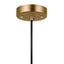 Home Decorators Collection Rockwood 1-Light Gold Mini Pendant Hanging Light, Kitchen Pendant Lighting