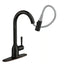 MOEN Adler Single-Handle Pull-Down Sprayer Kitchen Faucet with Power Clean and Reflex in Mediterranean Bronze