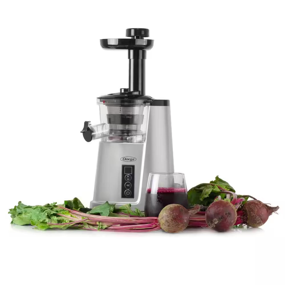 Omega Cold Press 365 Compact Masticating Vertical Juicer, in White