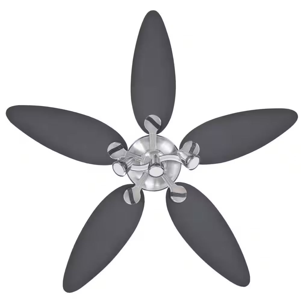 Westinghouse Xavier II 52 in. LED Brushed Nickel with Gun Metal Accents Ceiling Fan with Light Kit