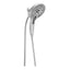 Delta In2ition 5-Spray Patterns 2.5 GPM 6.25 in. Wall Mount Dual Shower Heads in Lumicoat Chrome