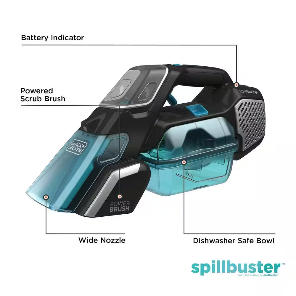 BLACK+DECKER Spillbuster Cordless Handheld Vacuum