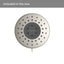 KOHLER Daisyfield 6-Spray 1.75 GPM 4.9375 in. Wall-Mount Fixed Shower Head in Vibrant Brushed Nickel