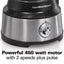 Hamilton Beach 450-Watt 10-Cup Food Processor with Bowl Scraper Attachment