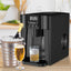 Costway 10 in. 36 lbs/24 Hours Portable 2 in. 1 Ice Maker Water Dispenser LCD Display in Black