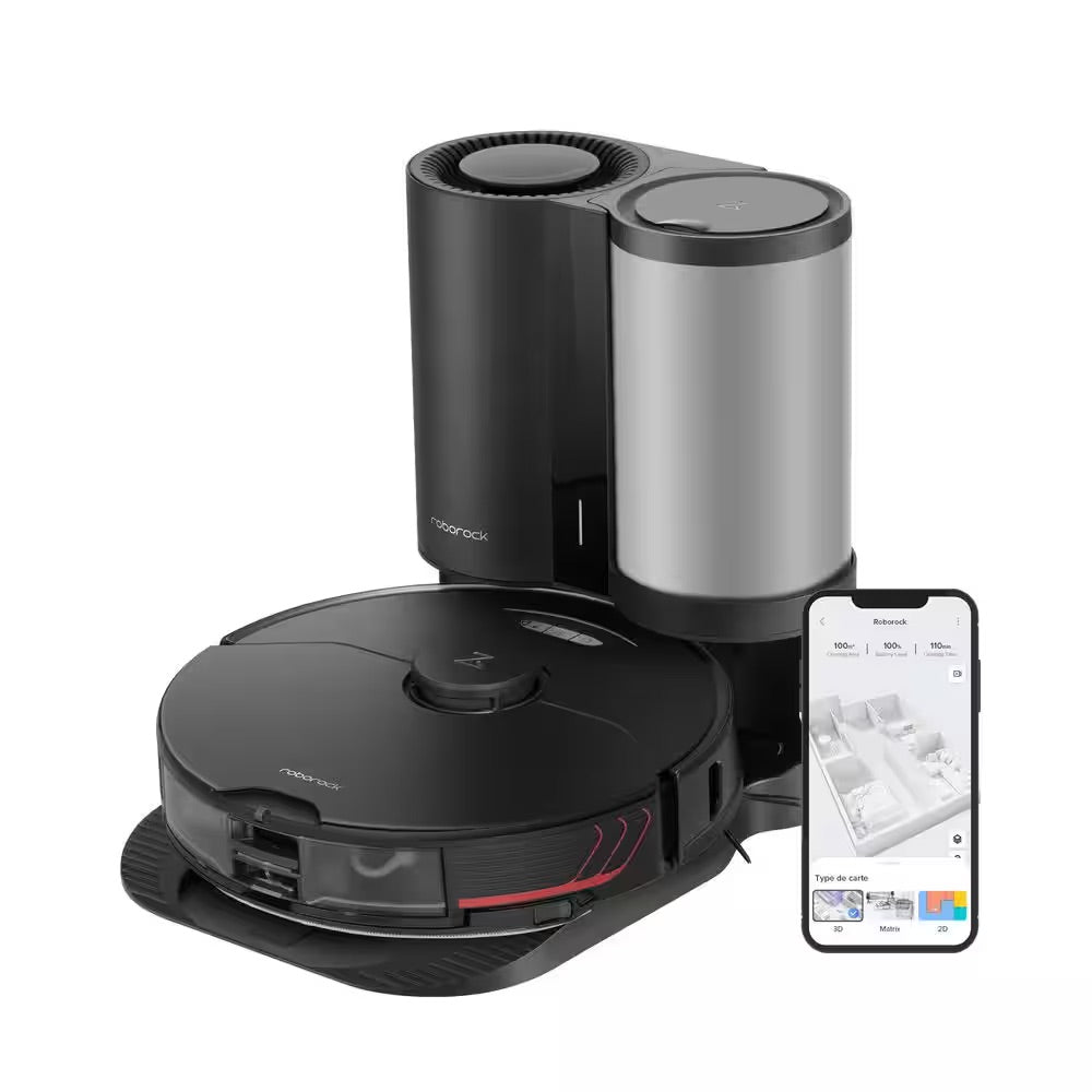 ROBOROCK S7 MaxV Plus Robotic Vacuum Cleaner and Sonic Mop Auto-Empty Dock Obstacle Avoidance Real-Time Video Call 5100Pa Suction