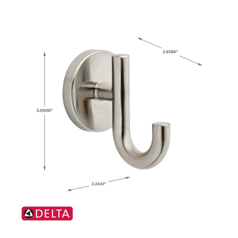 Delta Trinsic Double Towel Hook in Brilliance Stainless