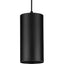 Progress Lighting Cylinder Collection 6 in. 1-Light Black Modern Outdoor Pendant Hanging Light