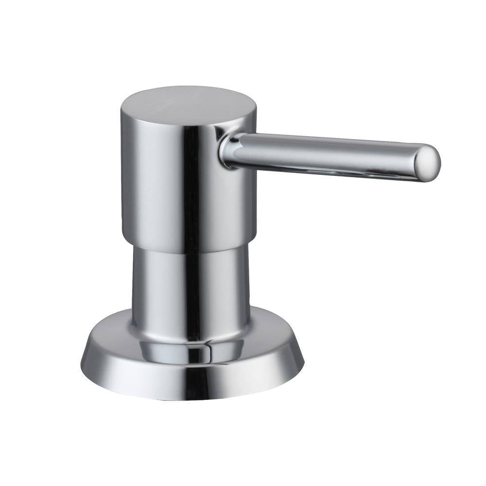 Glacier Bay Upson Single-Handle Touchless Pull-Down Sprayer Kitchen Faucet with Soap Dispenser in Polished Chrome