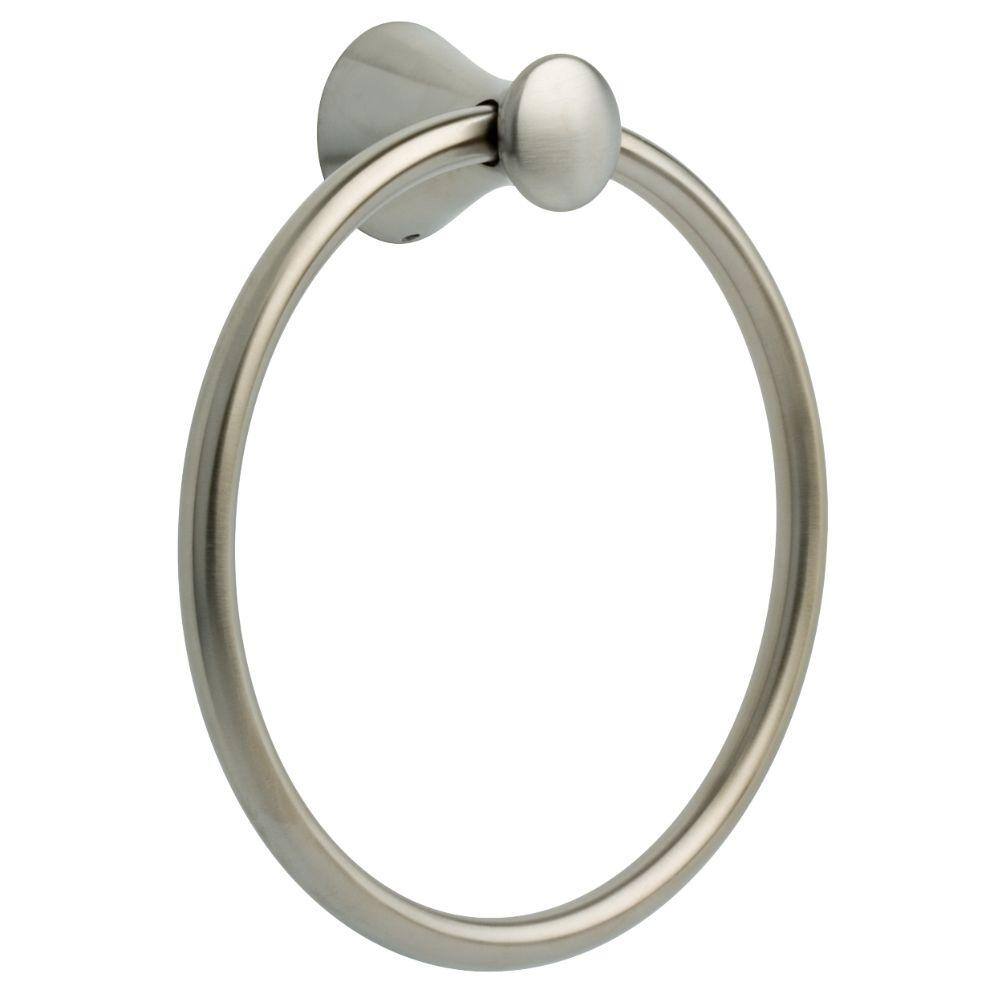 Delta Lahara Towel Ring in Brilliance Stainless