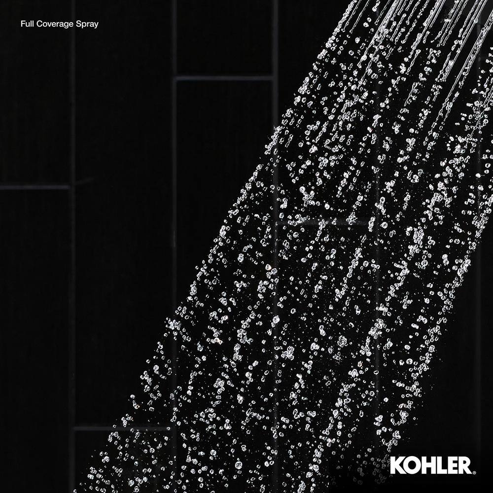 KOHLER Forte 1-Spray 5.5 in. Single Wall Mount Fixed Shower Head in Polished Chrome