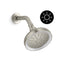 KOHLER Arise 1-Spray Pattern 5.6875 in. Lighted Wall-Mount Fixed Shower Head in Vibrant Brushed Nickel