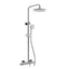ANZZI Downpour 5-Spray Patterns with 9.5 in. Wall Mount Rainfall Dual Shower Head in Polished Chrome
