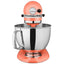 KitchenAid Artisan 5 qt. 10-Speed Bird of Paradise Stand Mixer With Flat Beater, Wire Whip and Dough Hook Attachments