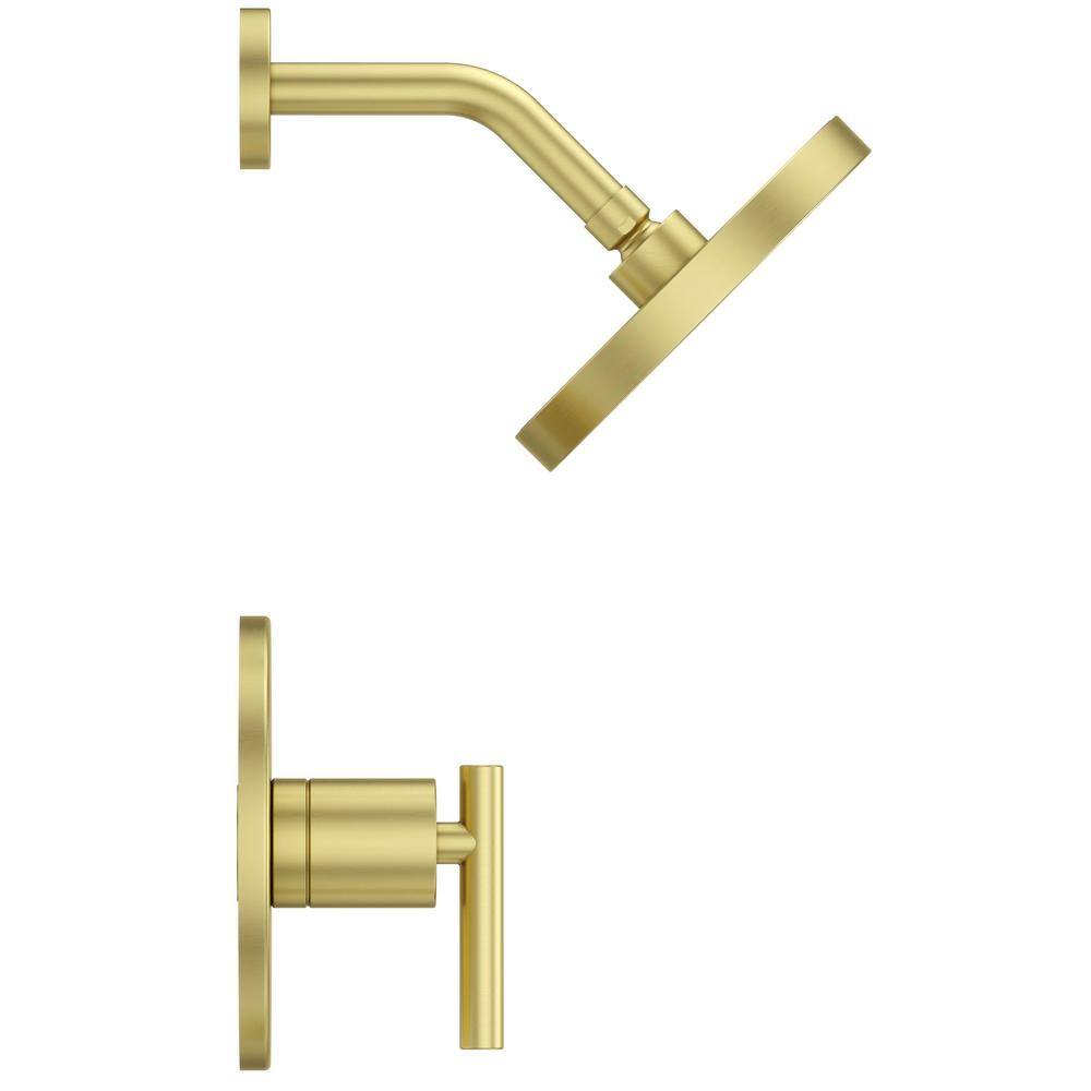 Pfister Contempra 1-Handle Shower Faucet Trim in Brushed Gold (Valve Not Included)