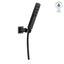 Delta 1-Spray Patterns 1.75 GPM 1.38 in. Wall Mount Handheld Shower Head with H2Okinetic in Matte Black