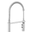 Glacier Bay Statham Single-Handle Coil Spring Neck Kitchen Faucet with TurboSpray and FastMount in Chrome