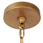 Uolfin Farmhouse Brushed Gold Pendant Light, 10 in. 1-Light Bowl Kitchen Hanging Pendant Light Fixture