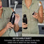 OVENTE Immersion Blender Black Stainless Steel Blades 300-Watt Multipurpose Hand Mixer 2-Speed Settings