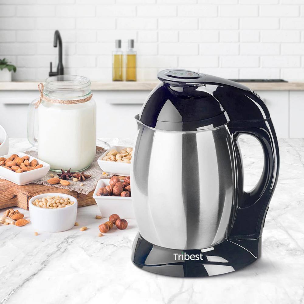 Tribest Soybella Black Stainless Steel Soy and Nutmilk Maker