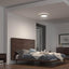 Artika Orion 12 in. 1-Light Black Integrated Selectable LED Modern Flush Mount Ceiling Light Fixture for Kitchen and Hallway
