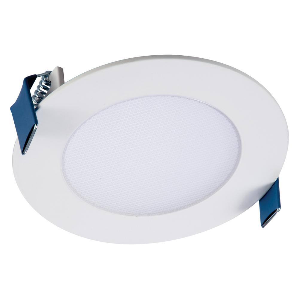 HALO HOME HLB4 Series 4 in. 2700K-5000K Tunable CCT Smart Integrated LED White Recessed Light, Round Trim (1-Qty)