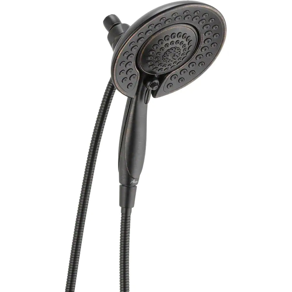 Delta In2ition Two-in-One 5-Spray 6.8 in. Dual Wall Mount Fixed and Handheld Shower Head in Venetian Bronze