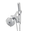 Waterpik 12-spray 5 in. High PressureDual Shower Head and Handheld Shower Head in Chrome