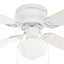 Littleton 42 in. LED Indoor White Ceiling Fan with Light Kit