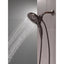 Delta In2ition 5-Spray Patterns 2.5 GPM 6.25 in. Wall Mount Dual Shower Heads in Venetian Bronze