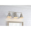 Home Decorators Collection Insdale 3-Light Brushed Nickel Modern Industrial Bathroom Vanity Light