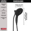 Delta In2ition 5-Spray Patterns 2.5 GPM 6.25 in. Wall Mount Dual Shower Heads in Matte Black
