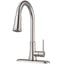Pfister Transitional Single Handle Pull Down Sprayer Kitchen Faucet in Stainless Steel