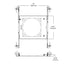 Halo HL 6 in. Mounting Frame for Round and Square Canless Recessed Fixtures (6-Pack)