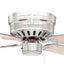 Progress Lighting AirPro Hugger 42 in. Indoor Brushed Nickel Ceiling Fan