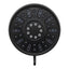 Glacier Bay 4-Spray Patterns with 1.8 GPM 3.5 in. Tub Wall Mount Single Fixed Shower Head in Matte Black