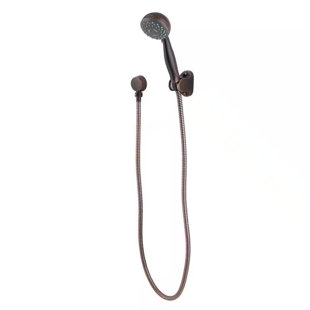 Pfister 3-Spray 3.19 in. Single Wall Mount Handheld Adjustable Shower Head in Rustic Bronze