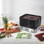 Weston Plus 6-Tray Black and Silver Food Dehydrator with Built-In Timer