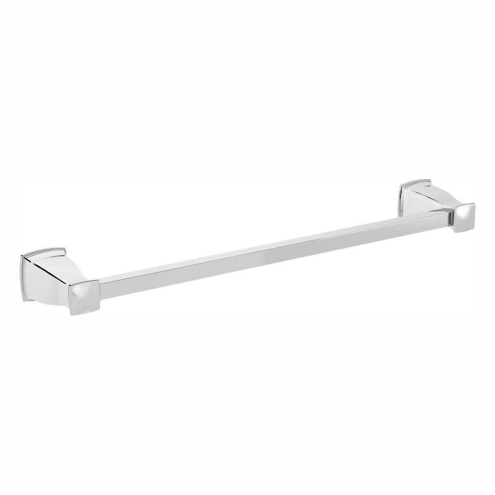 MOEN Hensley 24 in. Towel Bar with Press and Mark in Chrome