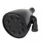 Speakman 3-Spray 3.6 in. Single Wall MountHigh Pressure Fixed Adjustable Shower Head in Matte Black