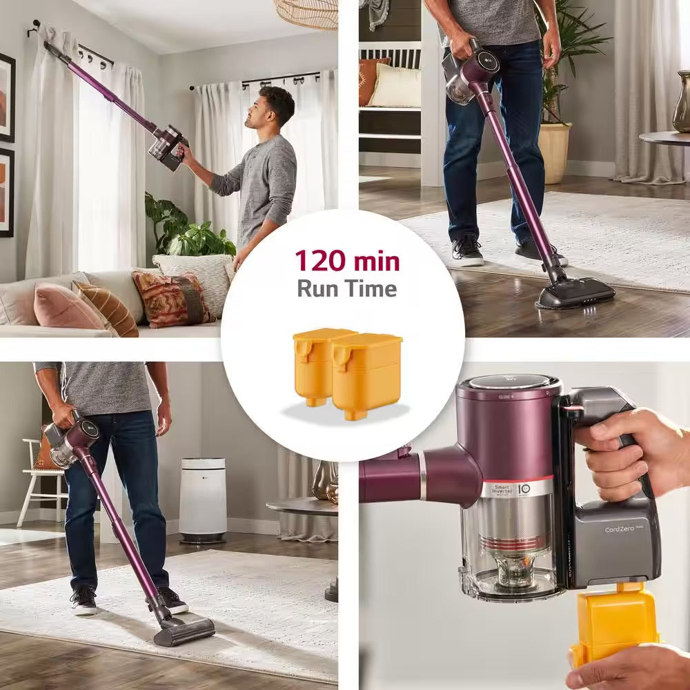 LG CordZero A9 ThinQ Kompressor Limited Cordless Stick Vacuum Cleaner with Power Mop Nozzle