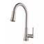 Pfister Transitional Single Handle Pull Down Sprayer Kitchen Faucet in Stainless Steel